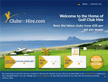 Tablet Screenshot of clubstohire.com
